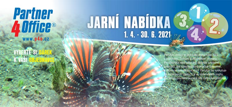 Kvartální leták Partner 4 Office duben – červen 2021
