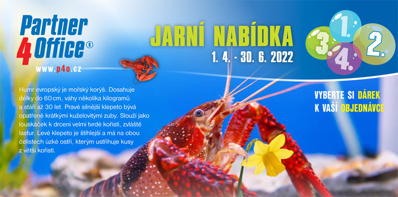 Kvartální leták Partner 4 Office duben – květen 2022