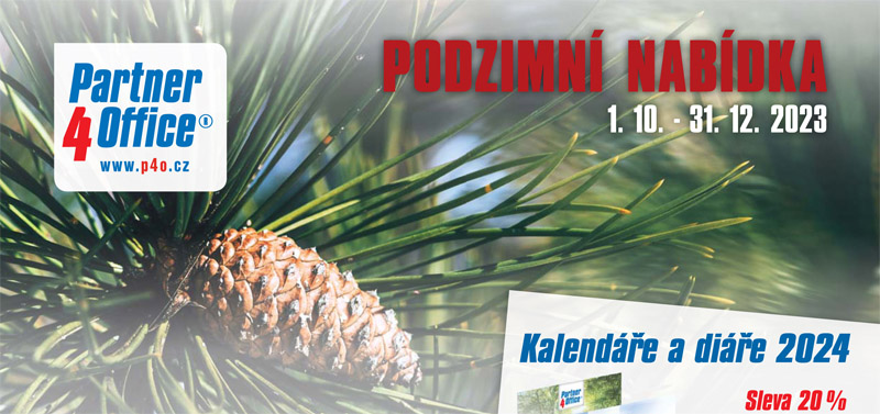 Kvartální leták Partner 4 Office říjen – prosinec 2023